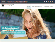 Tablet Screenshot of learningenglish.uk.com